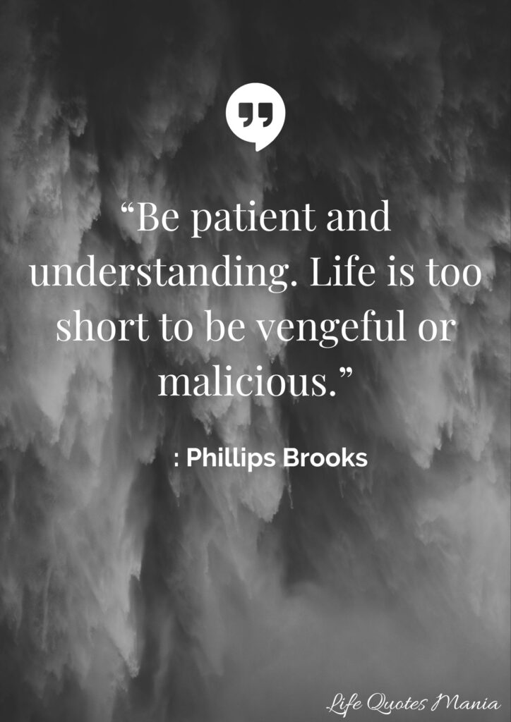 Motivational Quote About Life is Too Short - Phillips Brooks