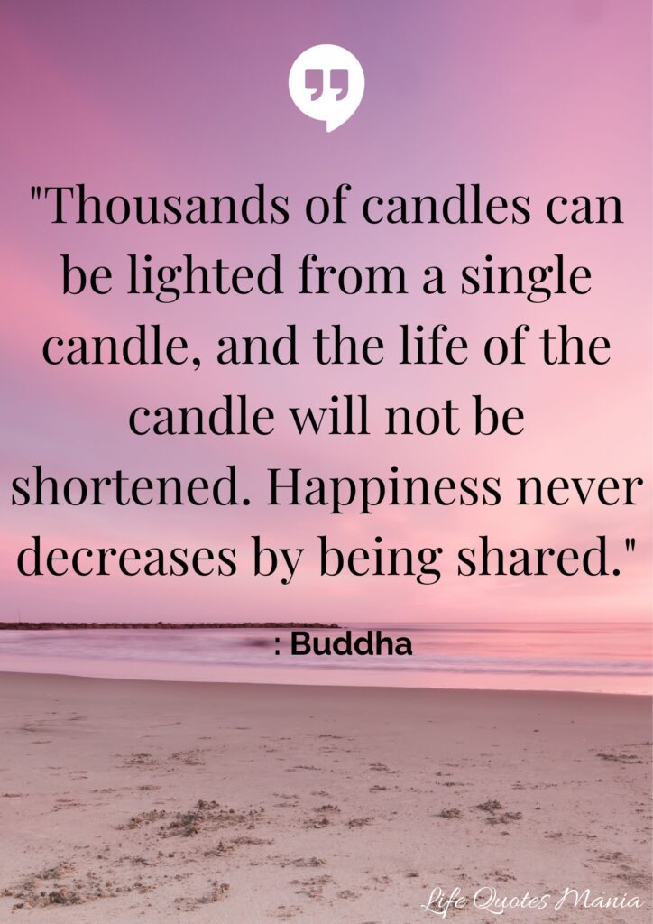 Positive Quote on Life - Buddha