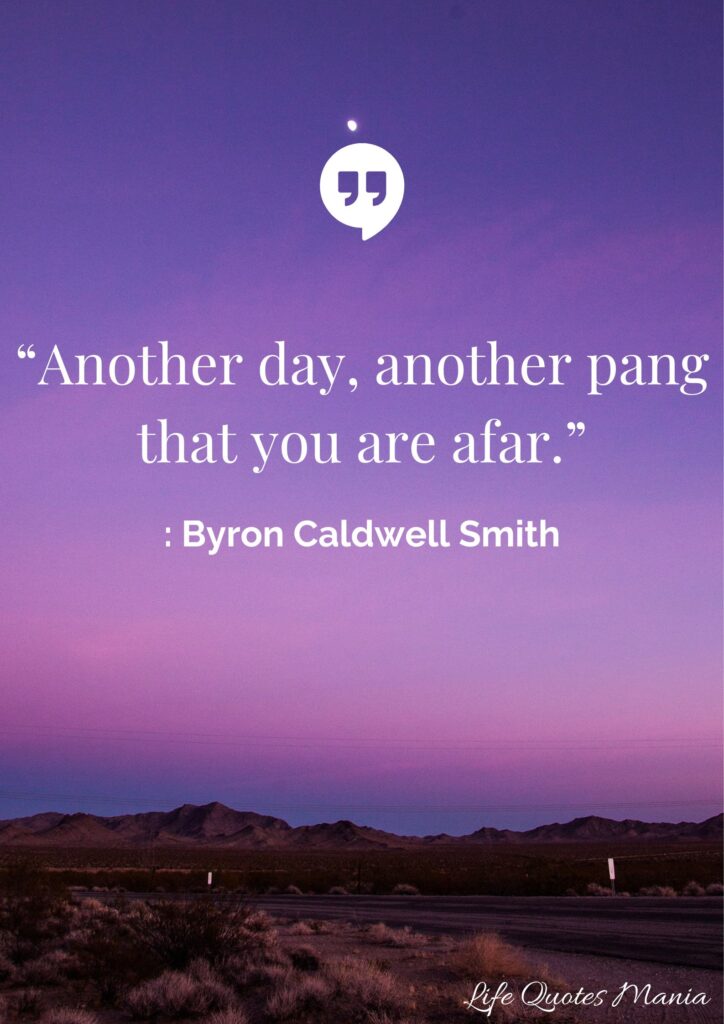 Good Night Quote - Byron Caldwell Smith