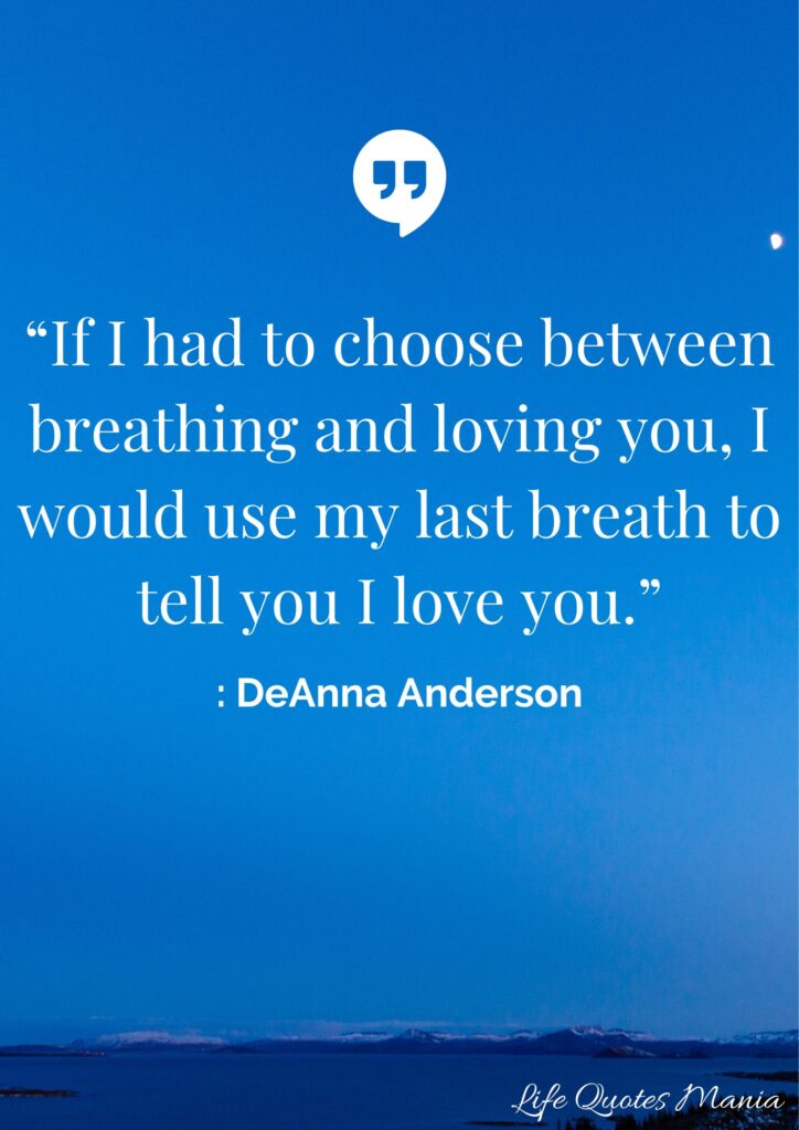 Good Night Quote - DeAnna Anderson