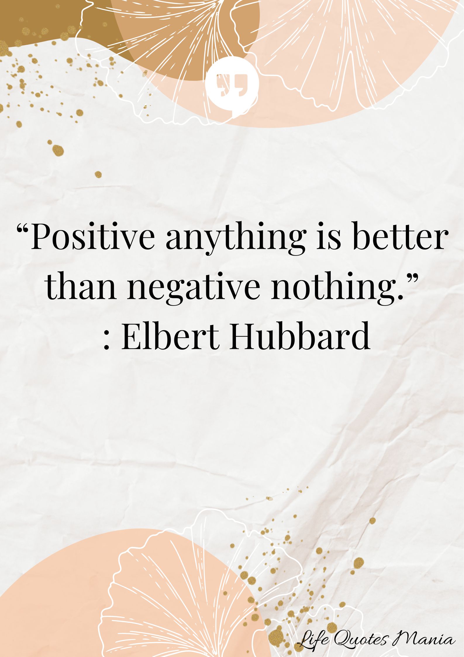 Attitude Quote - Elbert Hubbard