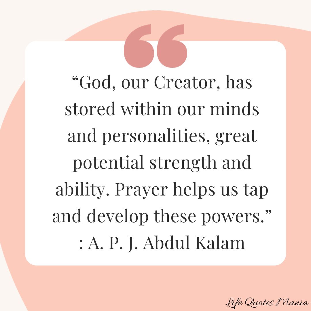 Quote Of The Day - APJ Abdul Kalam