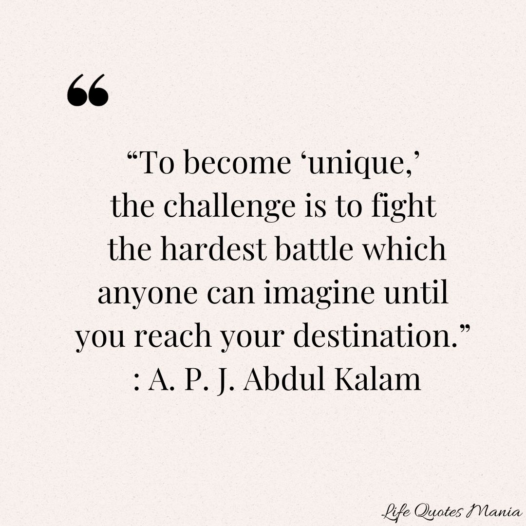 Quote Of The Day - APJ Abdul Kalam