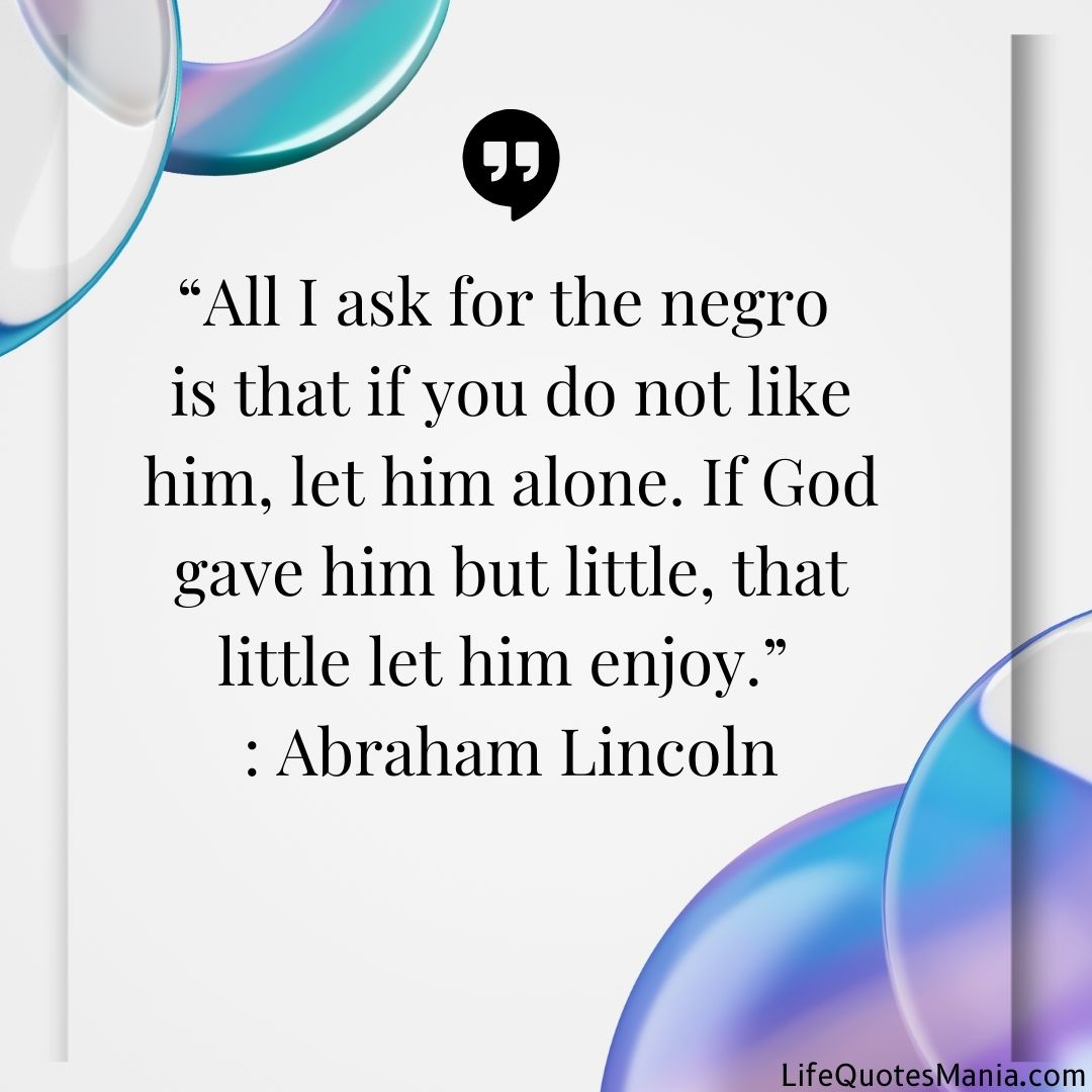 Quote Of The Day - Abraham Lincoln