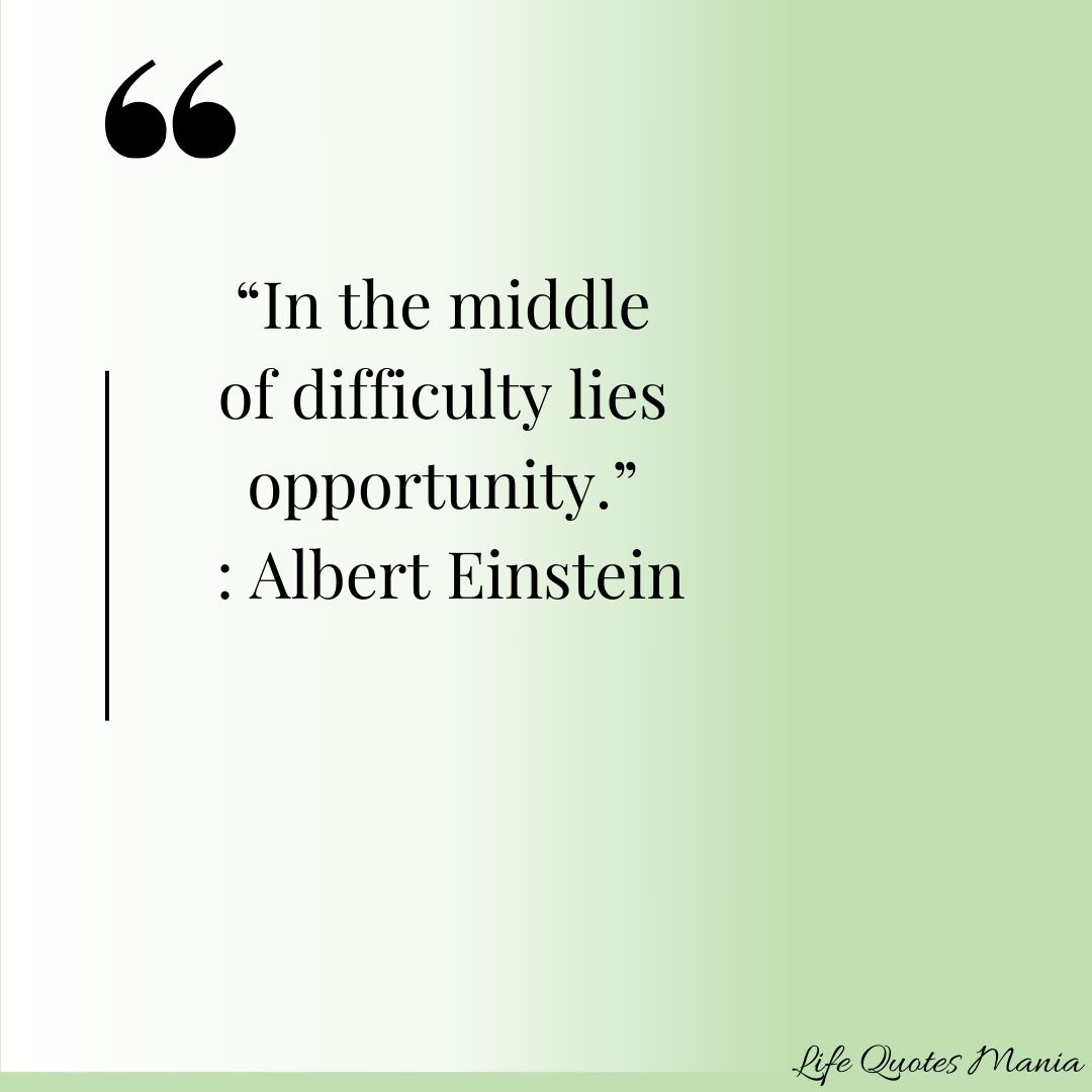 Quote Of The Day - Albert Einstein