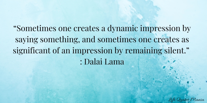 Quote Of The Day - Dalai Lama