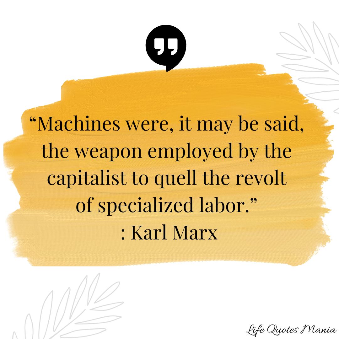 Quote Of The Day - Karl Marx