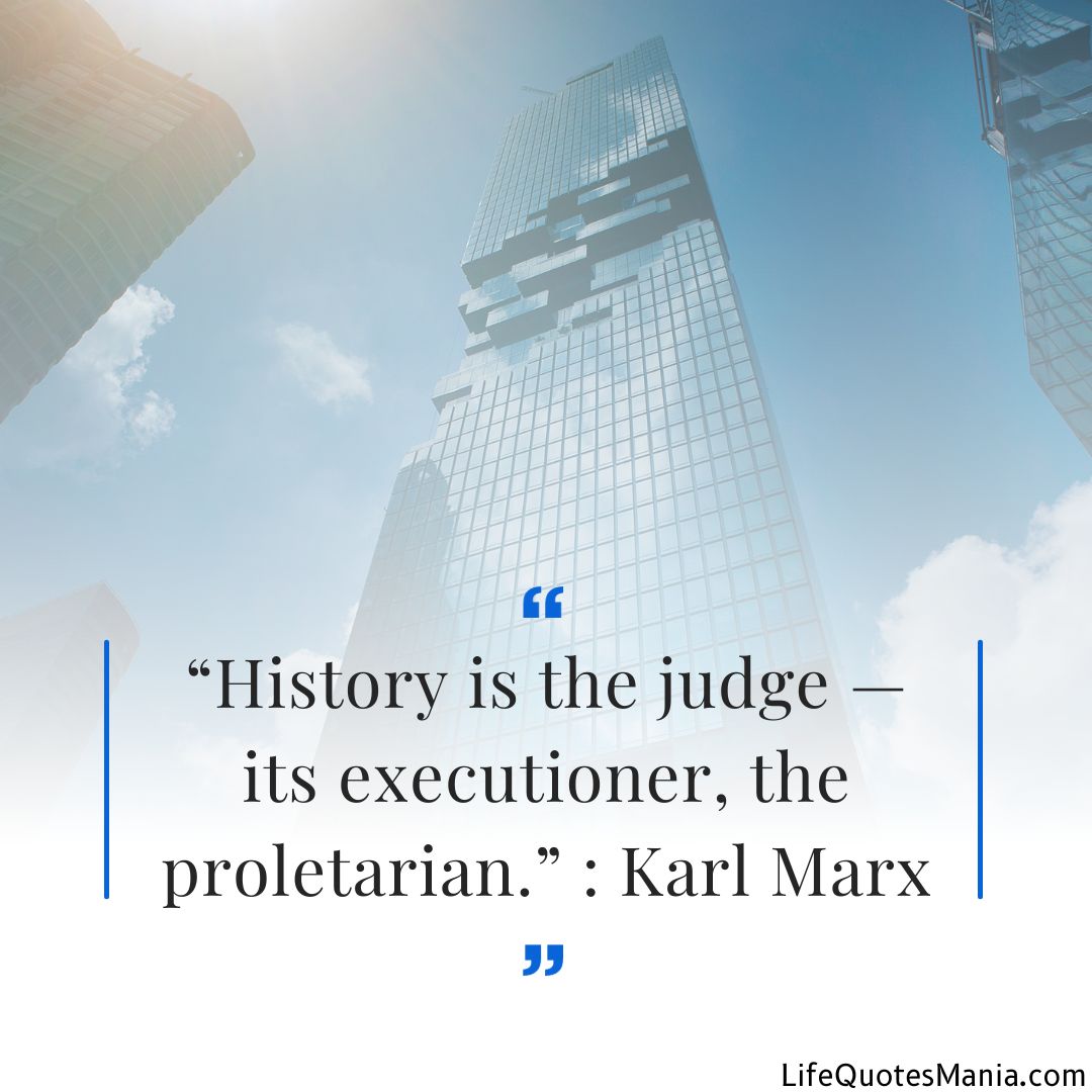 Quote Of The Day - Karl Marx