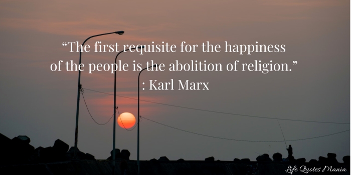 Quote Of The Day - Karl Marx