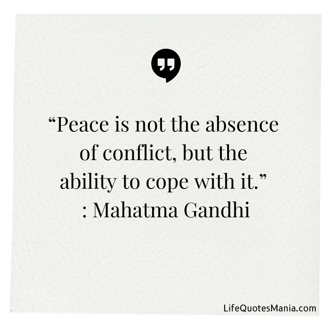 Quote Of The Day - Mahatma Gandhi