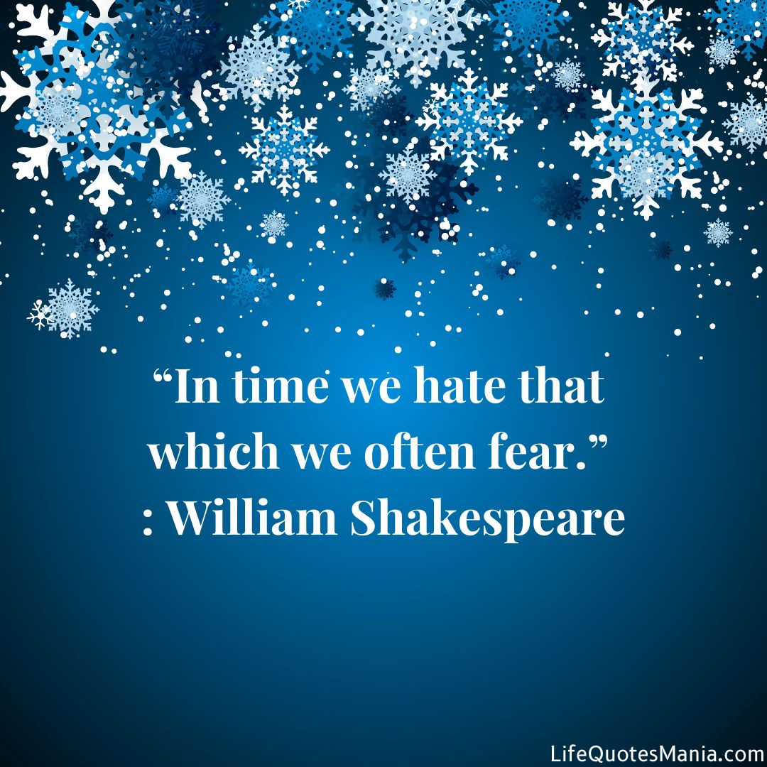 Quote Of The Day - William Shakespeare