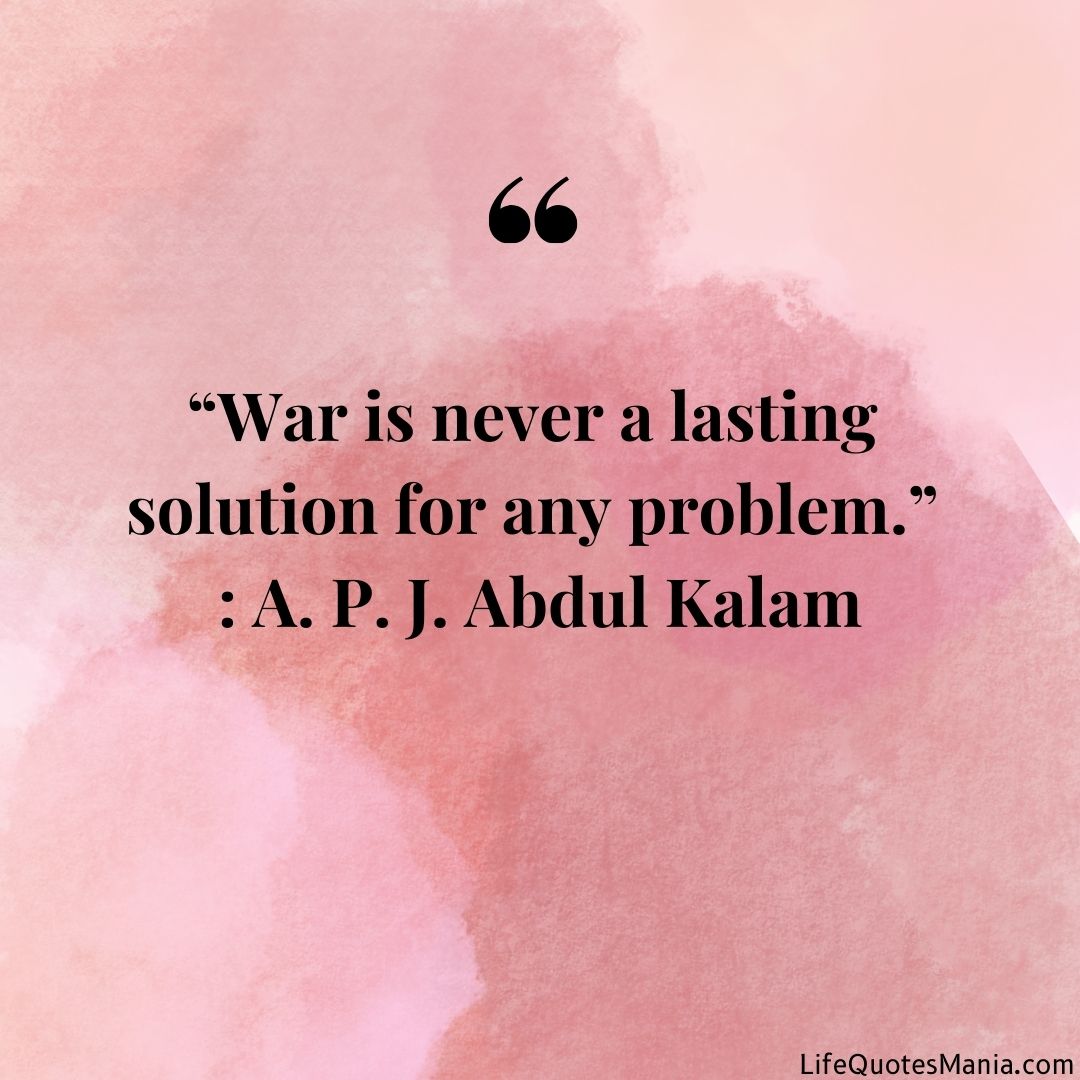 quote of the day - APJ Abdul Kalam