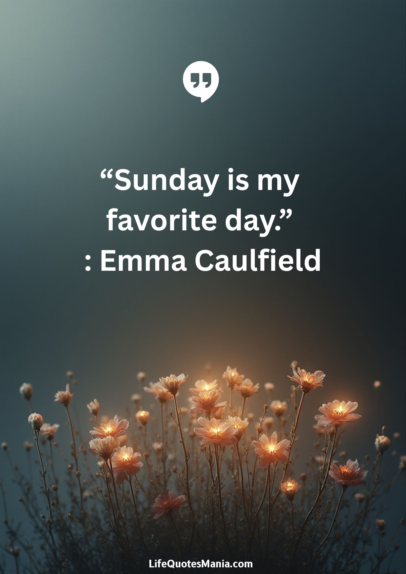 “Sunday is my favorite day.” : Emma Caulfield